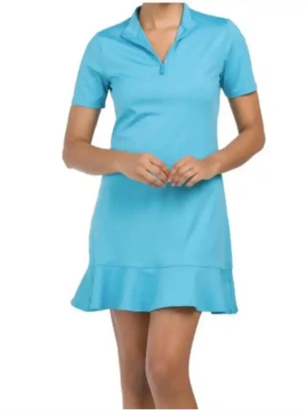 Like New Tommy Bahama Ruffle Hem Golf Dress